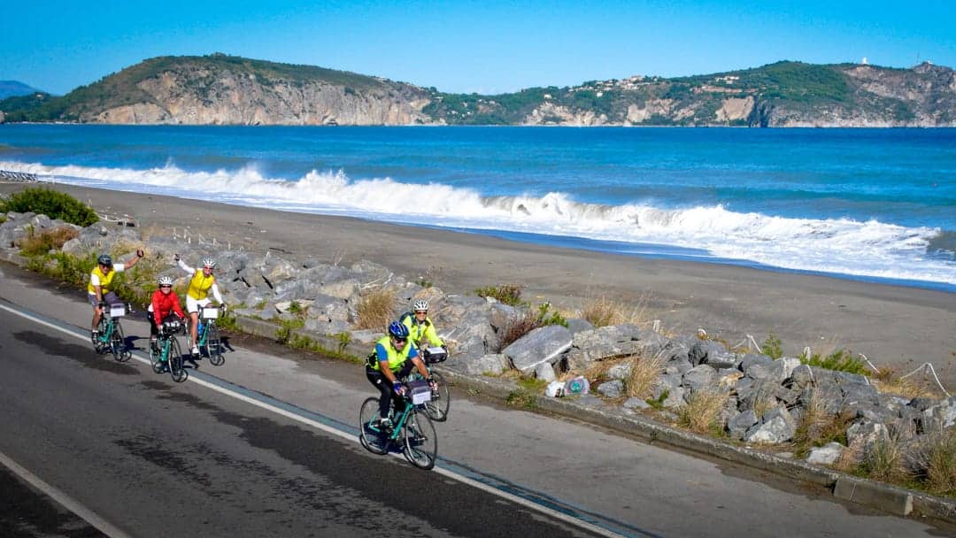 bike ride on the coast