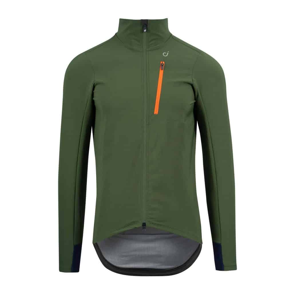 velocio green long sleeve shirt for biking